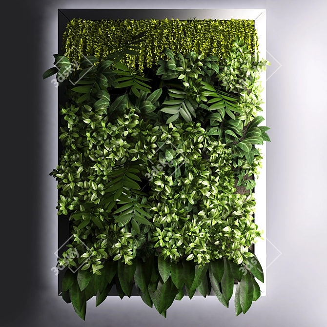 EcoVert: Green Wall for Serene Spaces 3D model image 2