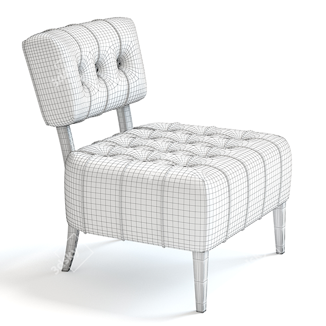 Coco Armchair: Modern Elegance for Your Home 3D model image 2