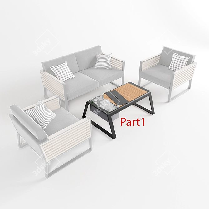 Higold New York Outdoor Set 3D model image 3