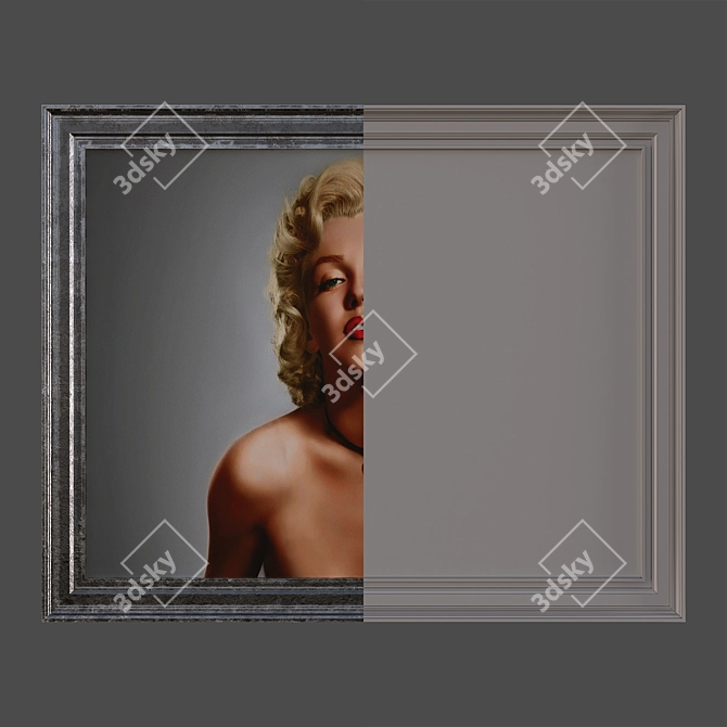 Marilyn Monroe Portrait Sculpture 3D model image 3