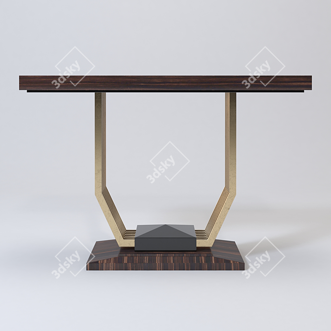 Luxurious Ferris Rafauli Console Table 3D model image 2