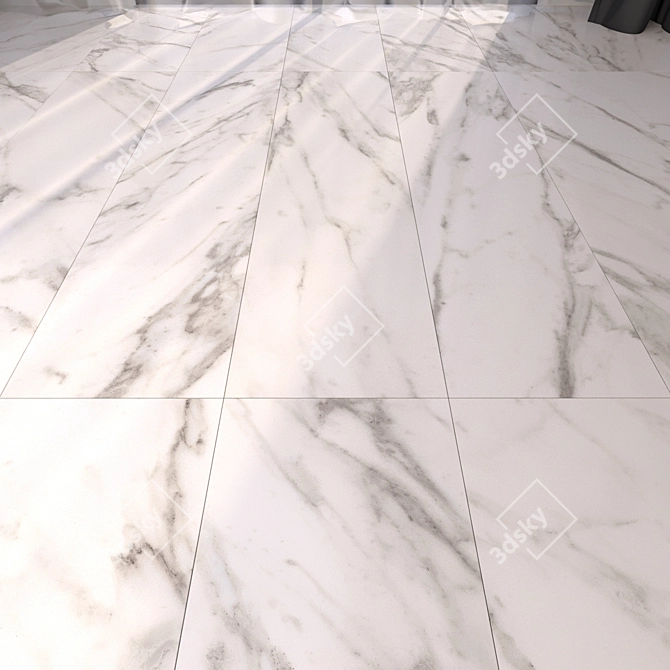 High Definition Marble Floor 3D model image 1