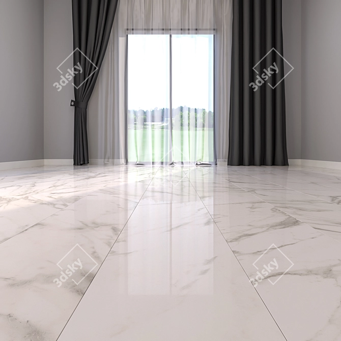 High Definition Marble Floor 3D model image 2