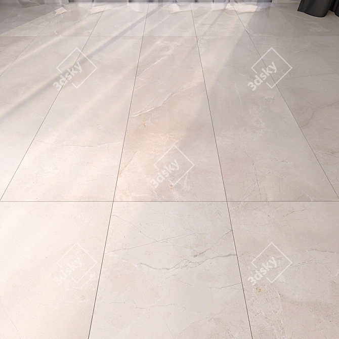 Premium Marble Floor Tiles 3D model image 1