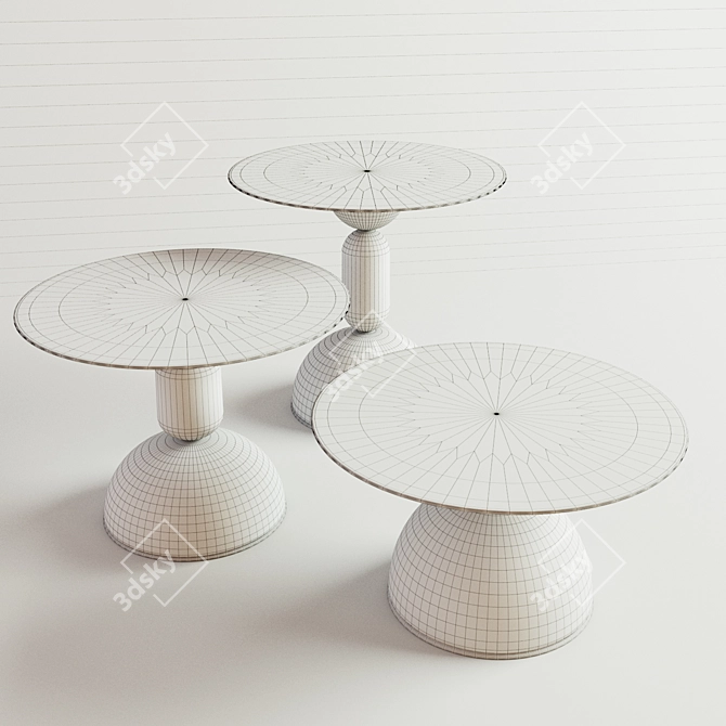Elegant Rondo Table: Fit Your Style 3D model image 2
