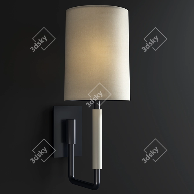 Elegant Clout Sconce Illumination 3D model image 5