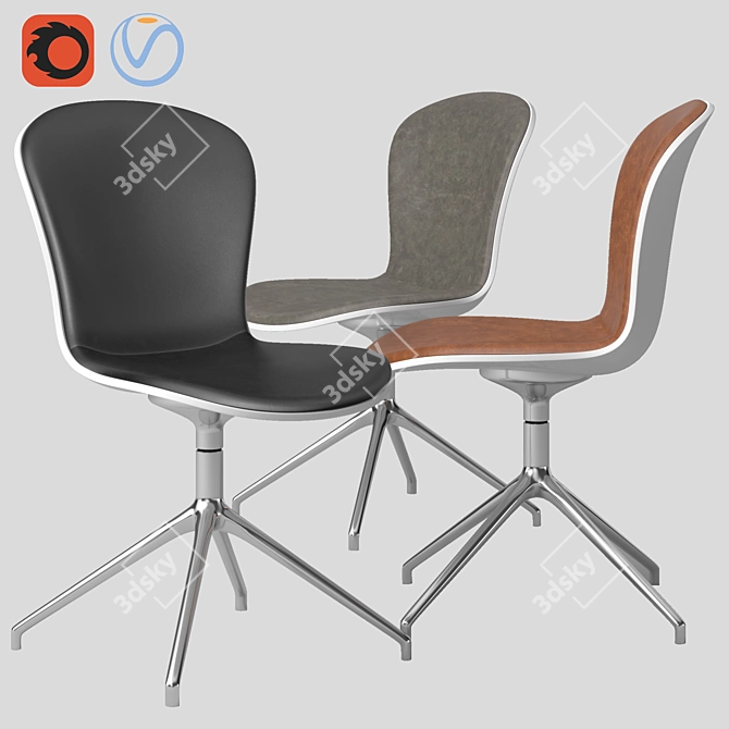 Modern Comfort: Adelaide Chair 3D model image 1