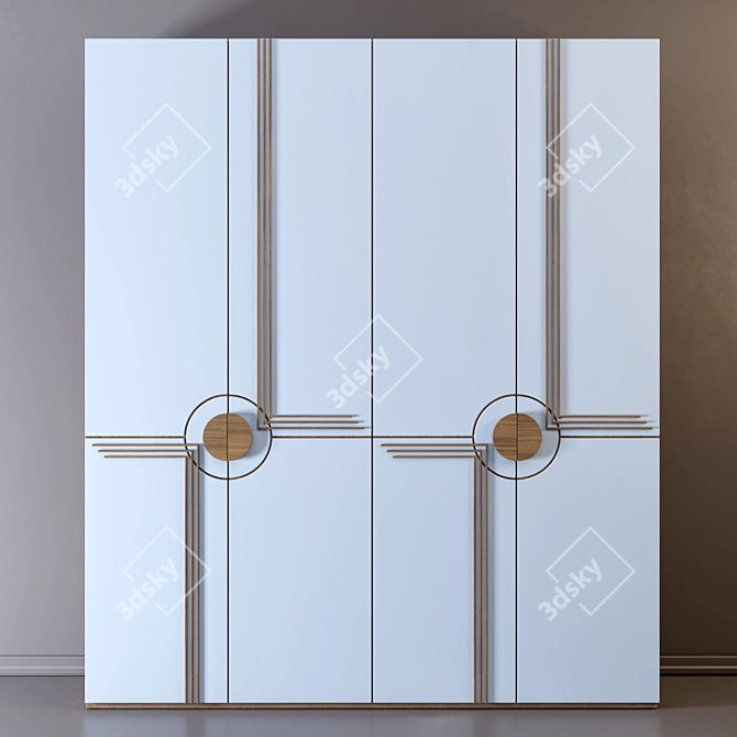 34 Cabinet: Stylish Storage Solution 3D model image 1