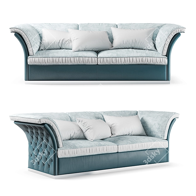 Luxury CorteZARI TIAGO Sofa 3D model image 1