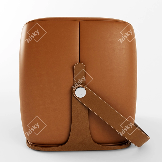 Elegant Ottoman: Les Necessaires d'Hermes 3D model image 3