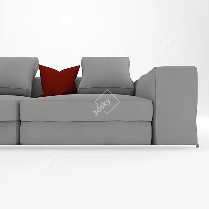 Modern Minotti West Sofa - 3ds MAX 2015 + Vray 3.60 3D model image 2