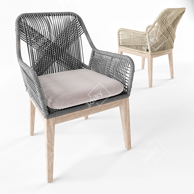 Loom Accent Chair - Exceptional Comfort 3D model image 1