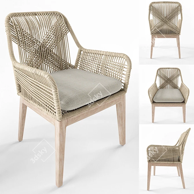 Loom Accent Chair - Exceptional Comfort 3D model image 2