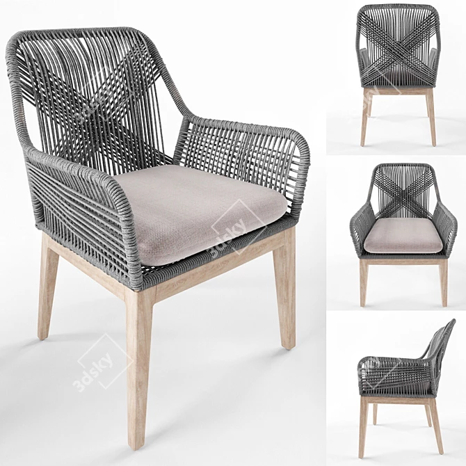 Loom Accent Chair - Exceptional Comfort 3D model image 3