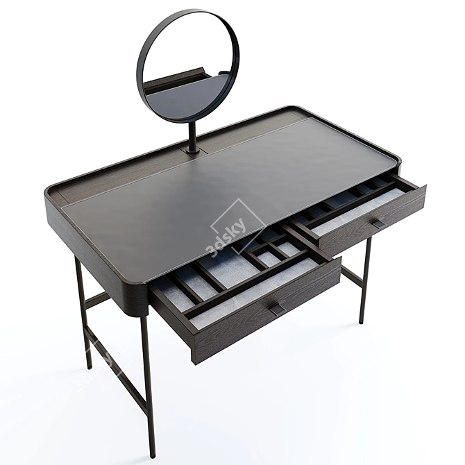 DAFTO Dressing Table: Elegant and Functional 3D model image 1