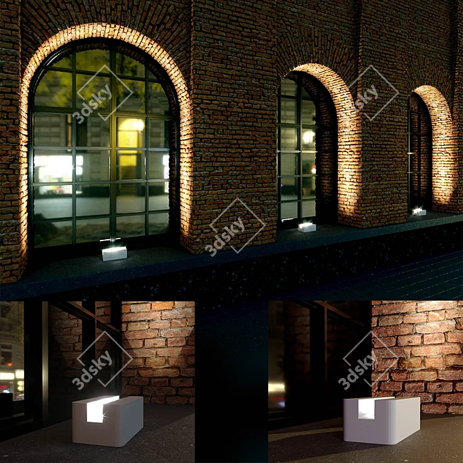 Facade Lighting Solution: RAY - Effortless Illumination for Exteriors! 3D model image 2