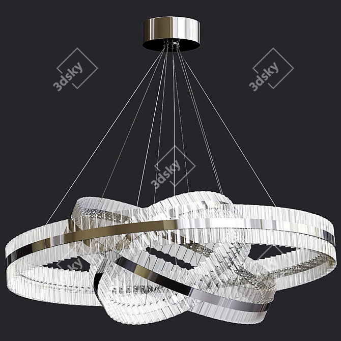 Saturno_III Pendant Light 3D model image 1