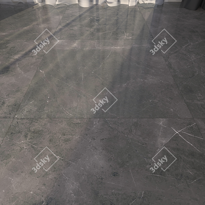 HD Marble Floor Textures 3D model image 1