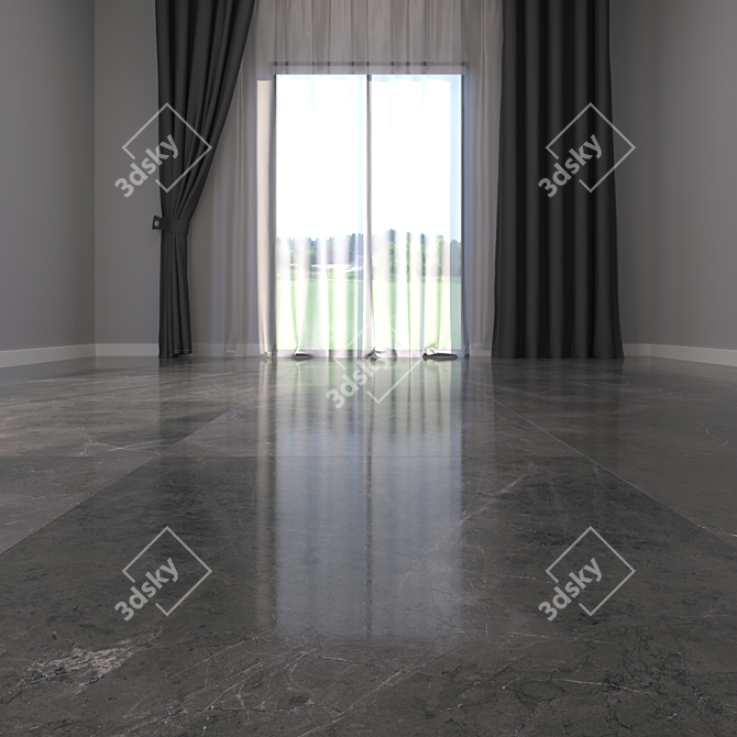 HD Marble Floor Textures 3D model image 2