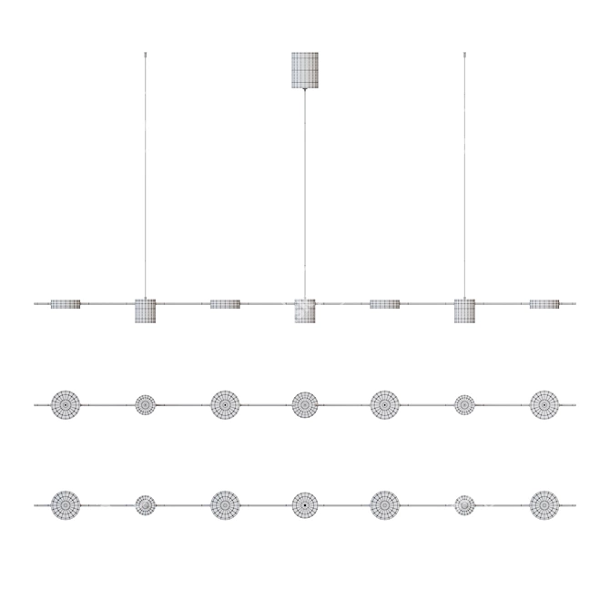 Modern LED Linear Lamp - Lampatron SUNSHINE 3D model image 3