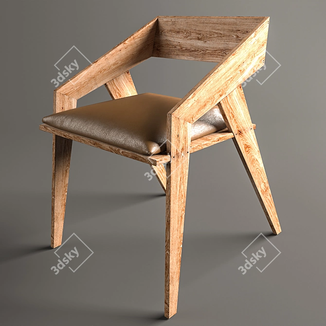 Jory Brigham's Hank Chair 3D model image 1