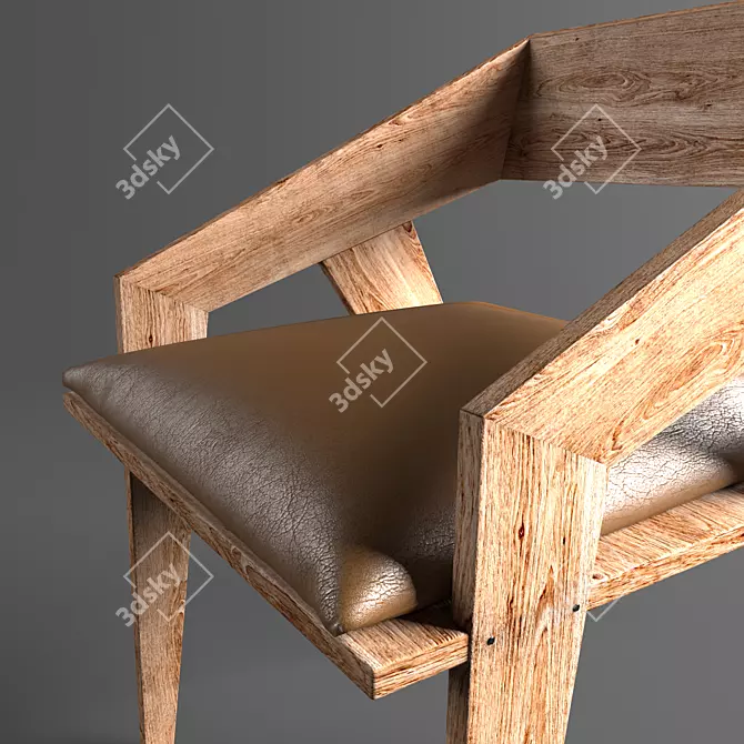 Jory Brigham's Hank Chair 3D model image 2