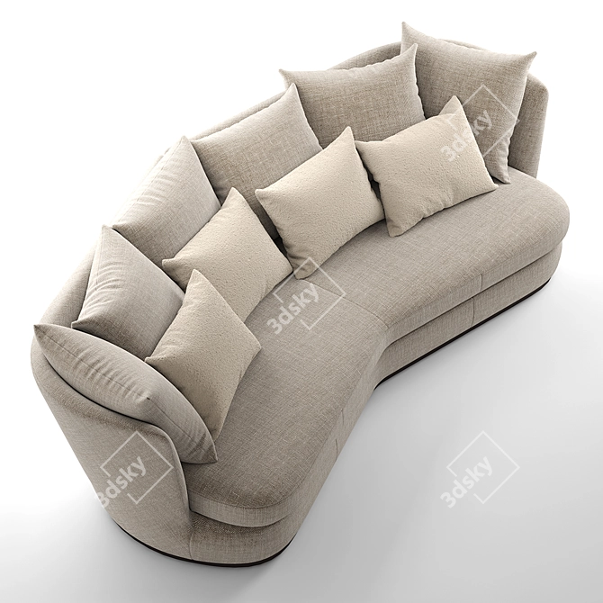 Apollo Sofa: Luxurious Design & Unmatched Comfort 3D model image 2