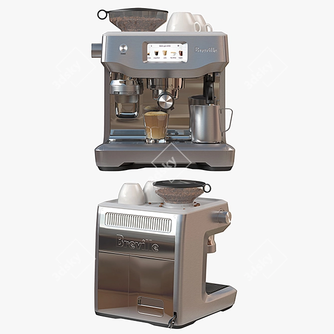 Ultimate Barista Experience: Breville Oracle Touch 3D model image 2