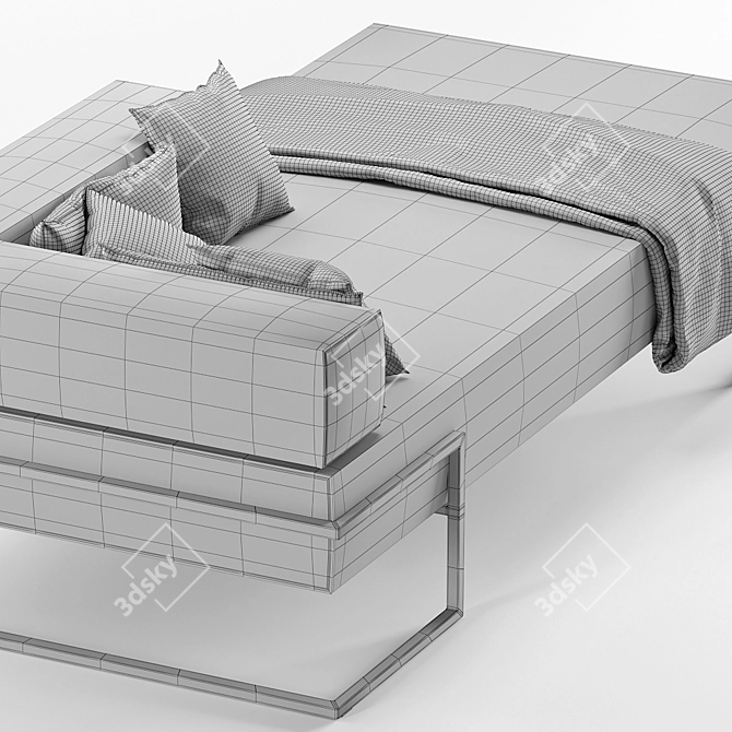 Sleek Modern Rossin Orizzonte 3D model image 3