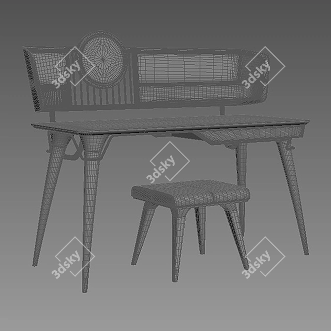 Eco-Style Turri Dressing Table 3D model image 3