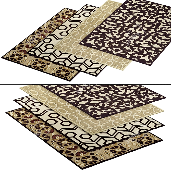 Luxury Plush 56" Carpet 3D model image 2