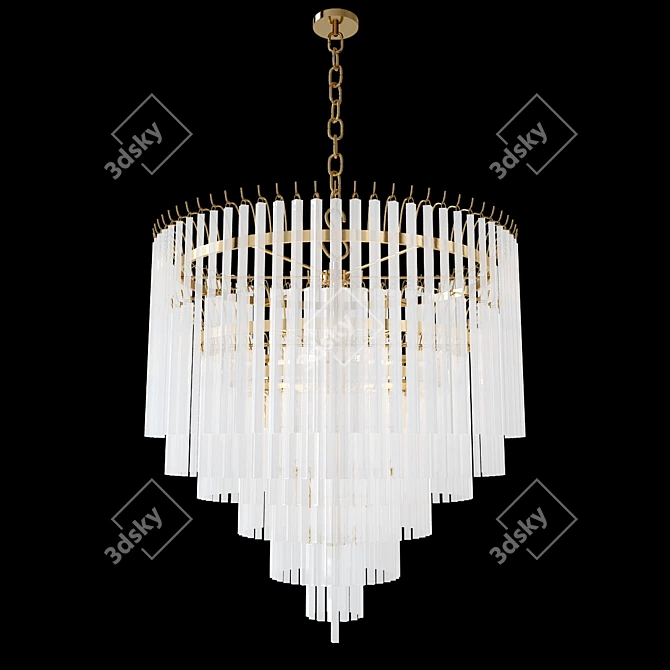 Elegant Eichholtz Nova Chandelier 3D model image 1