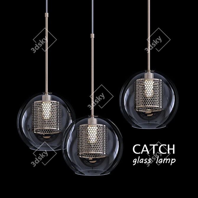 Fire Design Lamps: Catch-2013, V-Ray, 3Ds Max 3D model image 1