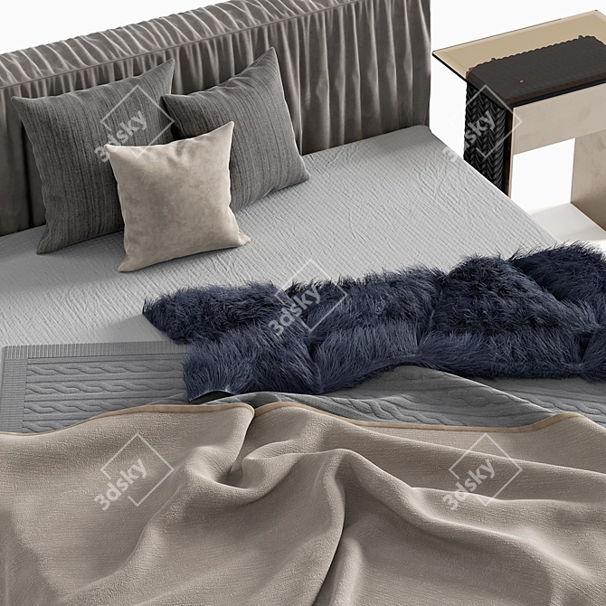 Highlander Beds: Luxury & Comfort in One 3D model image 2