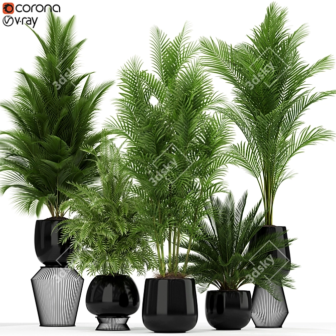 Exquisite 184-Plant Collection 3D model image 1