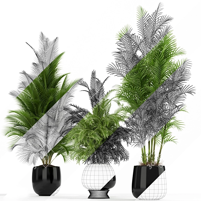 Exquisite 184-Plant Collection 3D model image 2