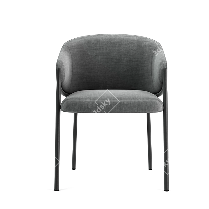 Streamlined SegisHammer Chair 3D model image 2