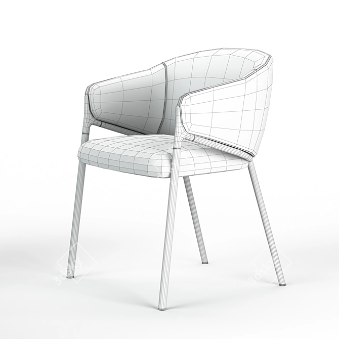 Streamlined SegisHammer Chair 3D model image 3