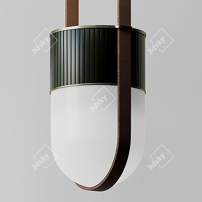 Elegant Xi Pendant Lamp: Poltrona Frau 3D model image 3