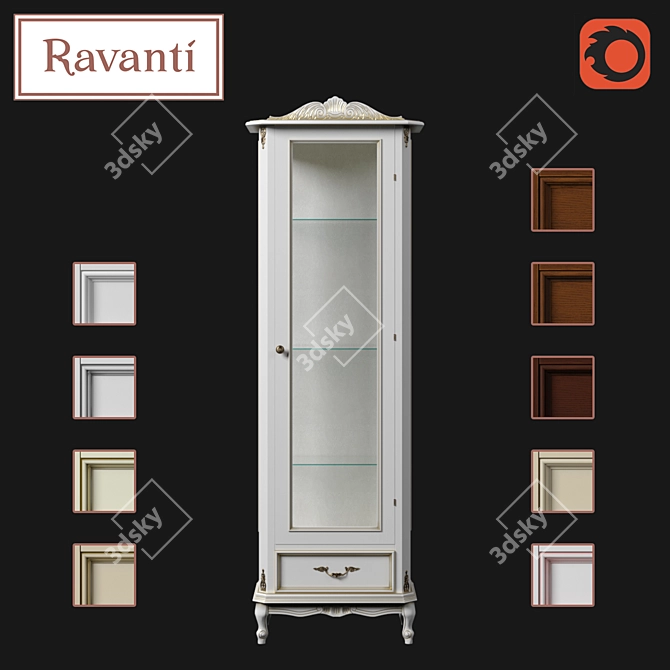 Title: Ravanti Showcase №2 - Elegant Design and Versatility 3D model image 1