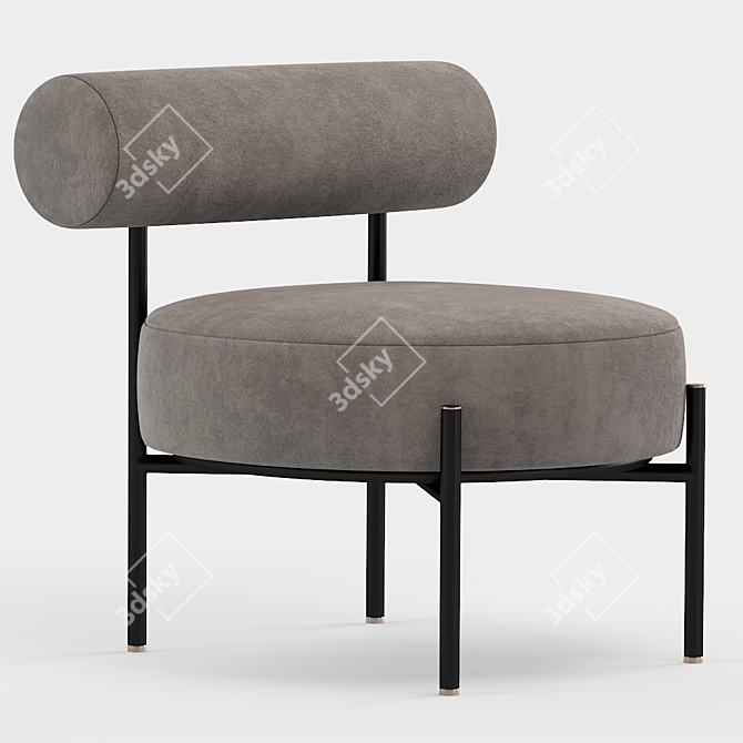 Ergo Lounge Chair 3D model image 1