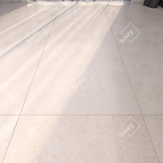 Luxury Marble Floor Tiles 3D model image 1