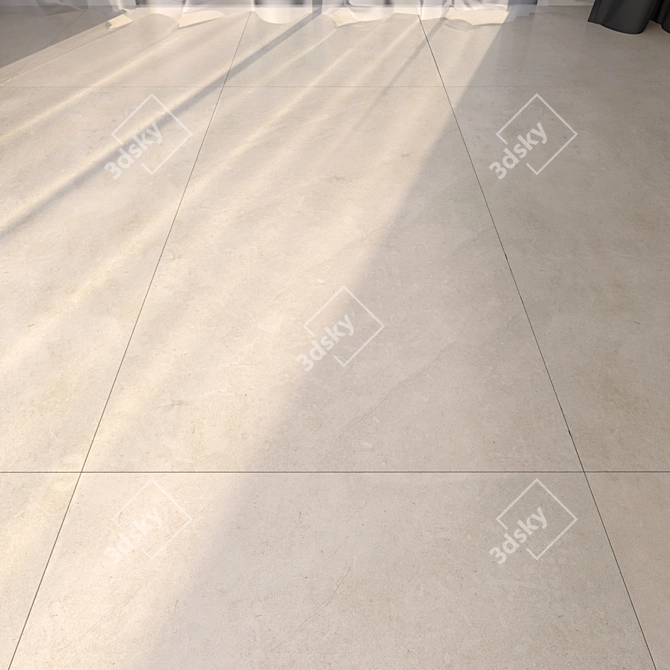 HD Marble Floor Tiles 3D model image 1