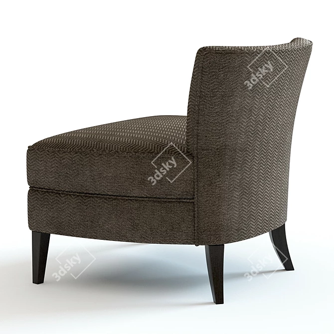 Elegant Chagall Armchair: Exquisite Design 3D model image 3