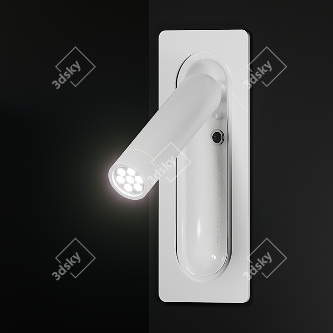 Modern Ledtube Wall Lights 3D model image 2