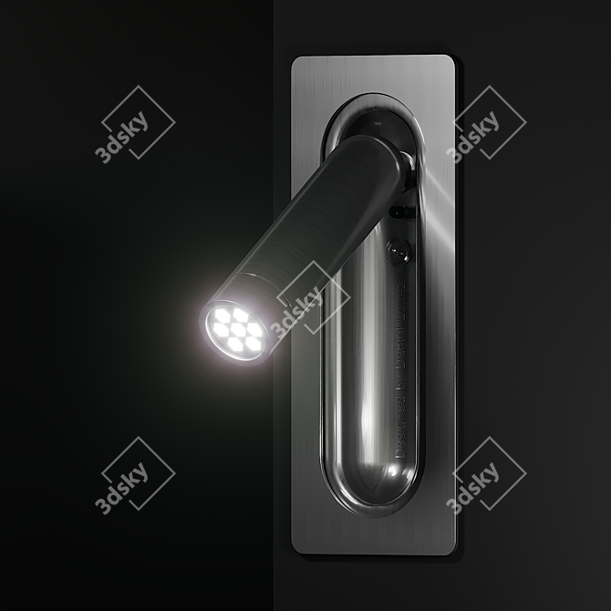 Modern Ledtube Wall Lights 3D model image 3