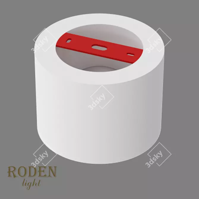 RODEN-light RD-252 AR-111 Surface Mounted Gypsum Lamp: Versatile Design, Dimmable 3D model image 3