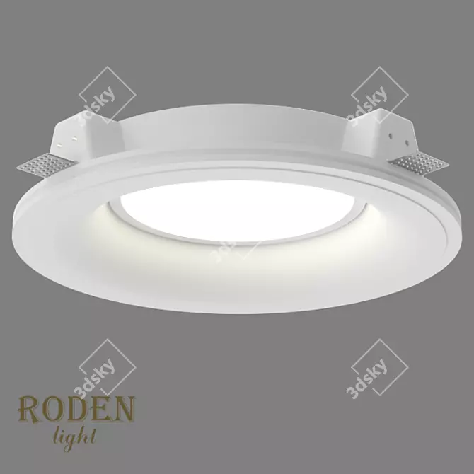 RODEN-light RD-260: Surface Mounted Gypsum LED Lamp 3D model image 2