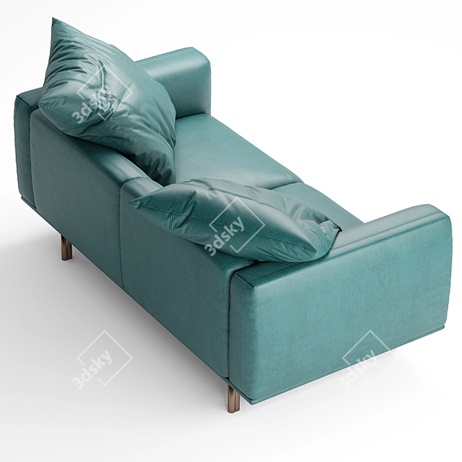 Binario Sofa: Modern and Versatile Seating Solution 3D model image 3