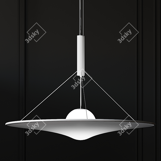 MANTO AXOLIGHT Ceiling Light: Elegant 3D Model 3D model image 1